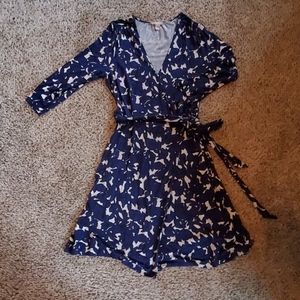 Banana Republic 3/4 length sleeve Wrap Dress
